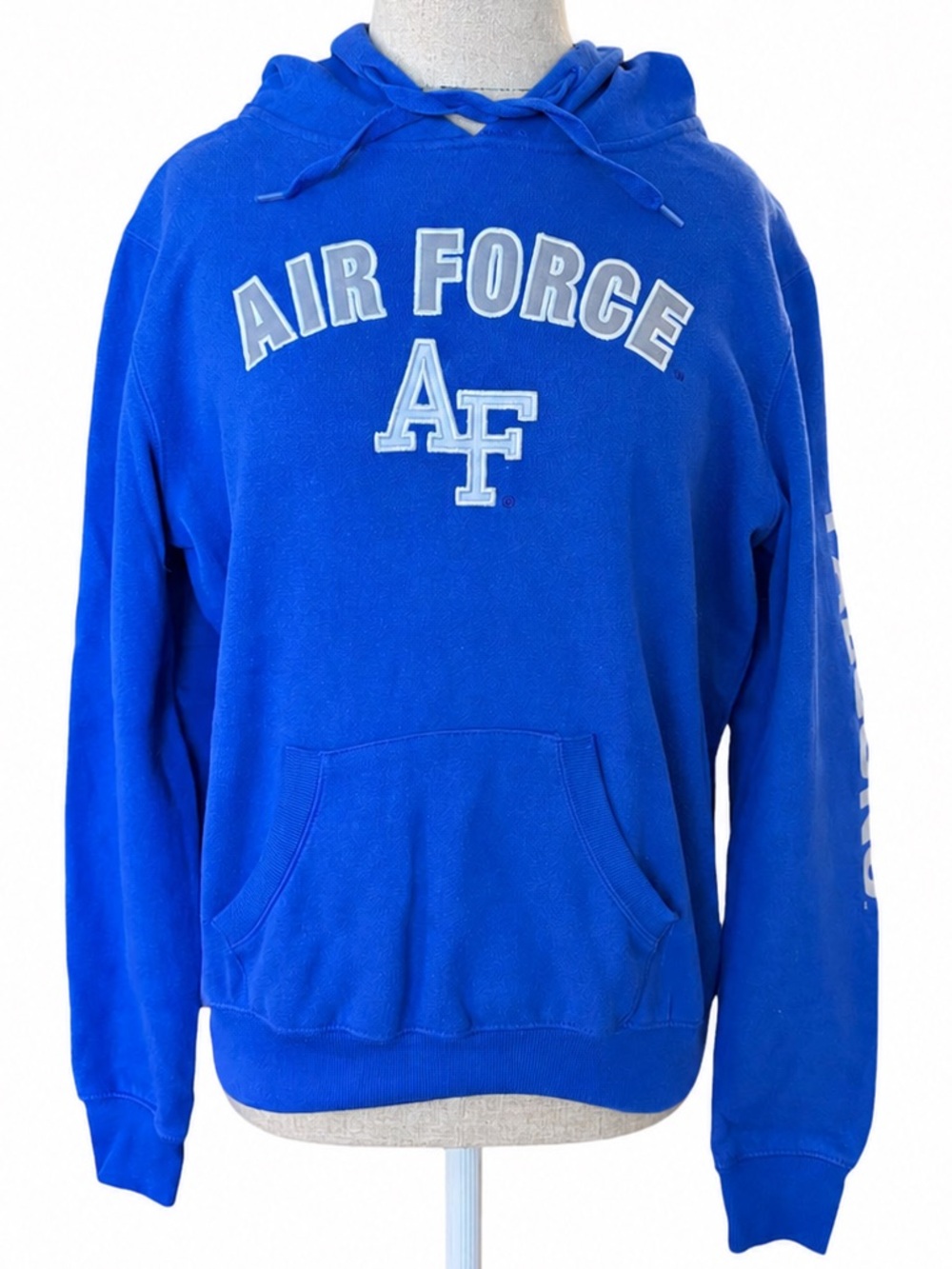Colosseum Air Force Falcons Loud Proud Pullover Hoodie Medium Womens Royal Blue